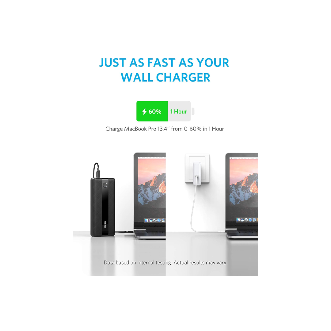 Anker Portable Charger, PowerCore III Elite 19200 60W Power Bank Bundle with 65W PD Wall Charger in Qatar Anker Portable Charger, PowerCore III Elite 19200 60W Power Bank Bundle with 65W PD Wall Charger in Qatar